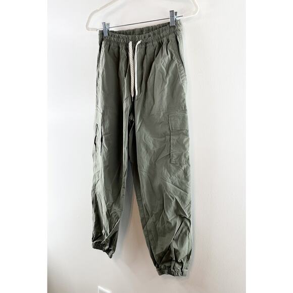 Vuori Elastic Waist Birch Cargo Jogger Pants Olive Green Small - Picture 9 of 10